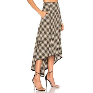 Free People North West Plaid Hi Lo Skirt NWT